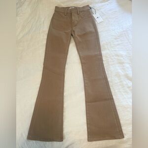 NWT 7 For All Mankind Tailorless Bootcut Coated Jeans